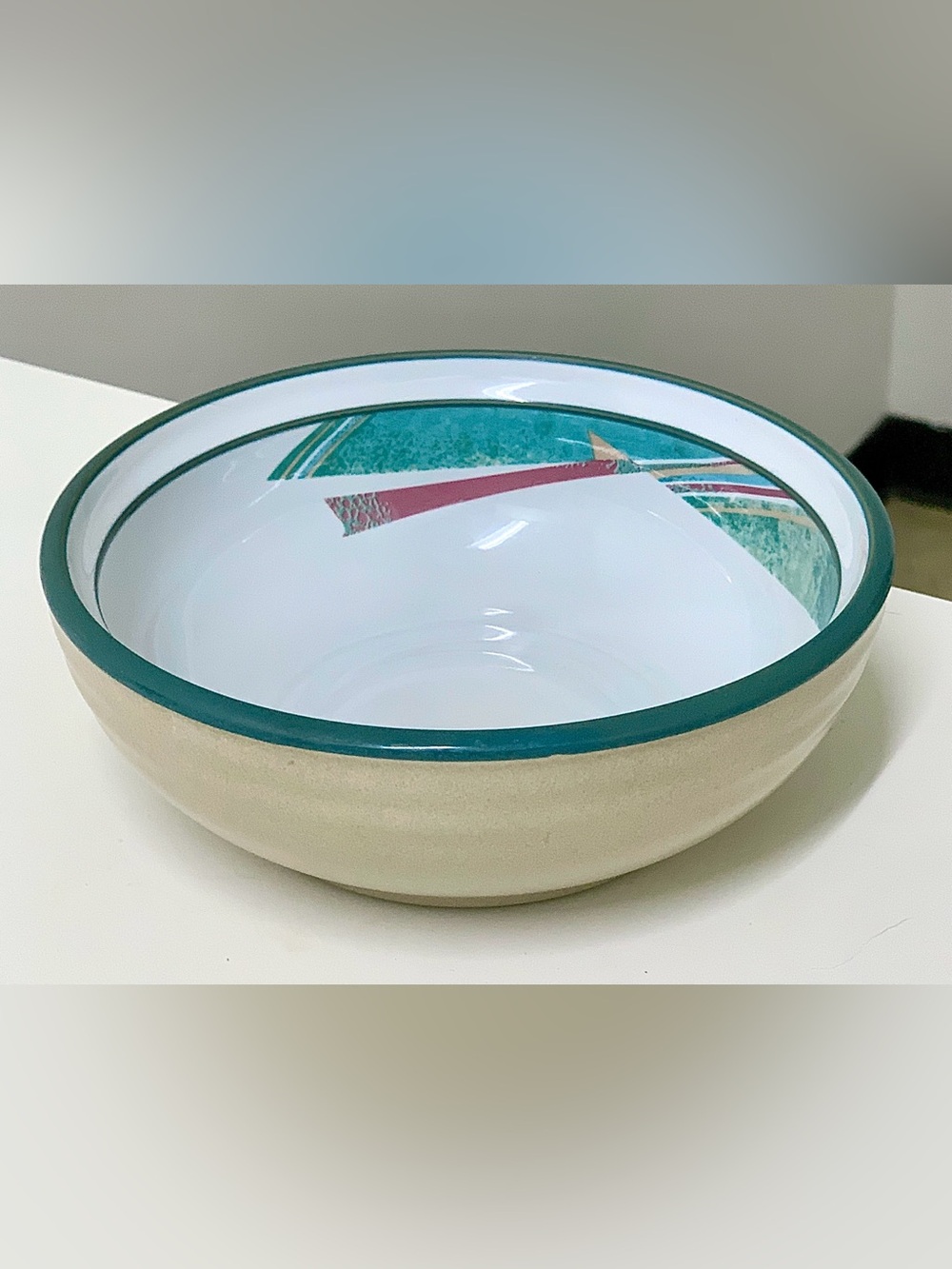 1990s Vintage Discontinued Noritake Stoneware NEW WEST Coupe Soup Cereal Bowl